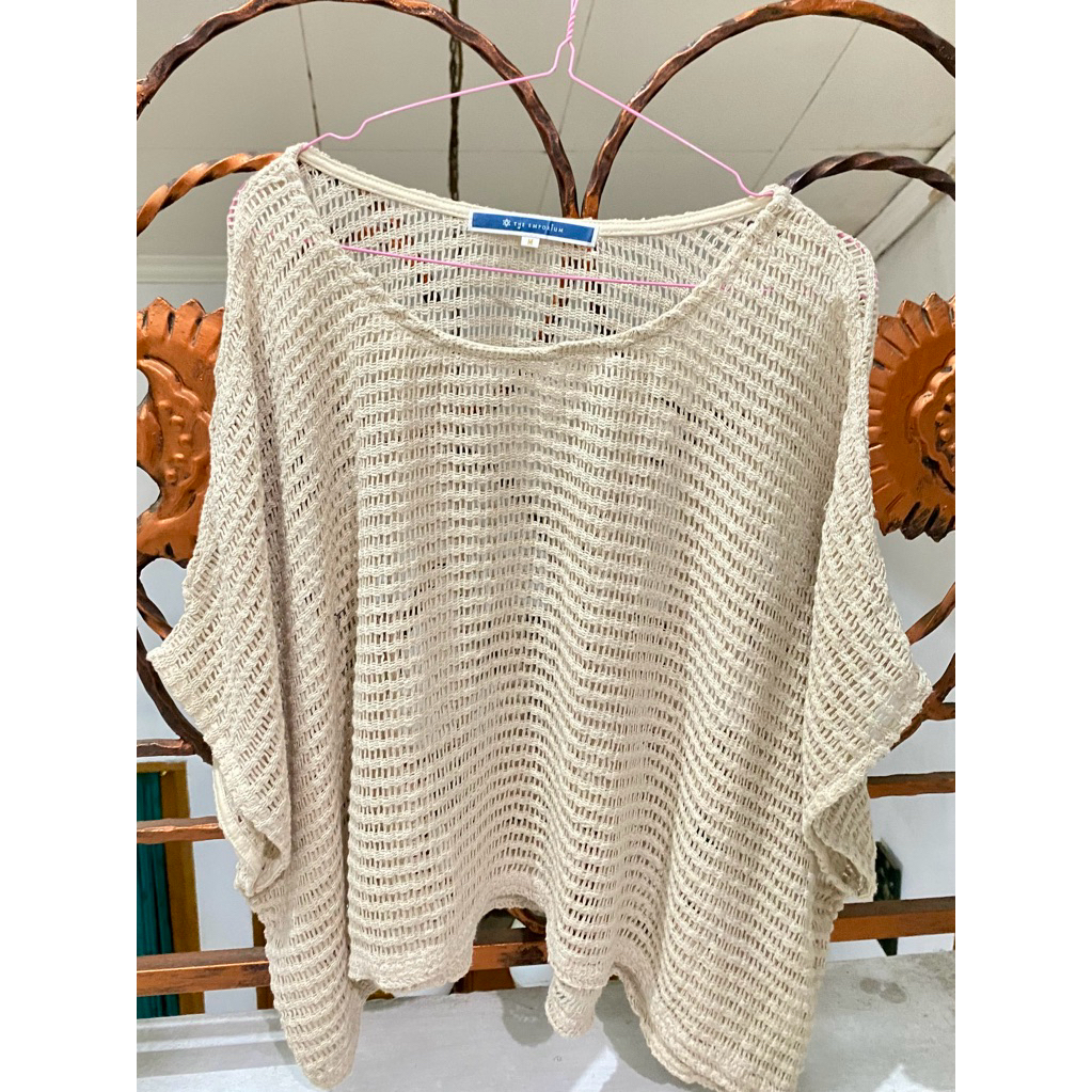 outer jaring putih gading