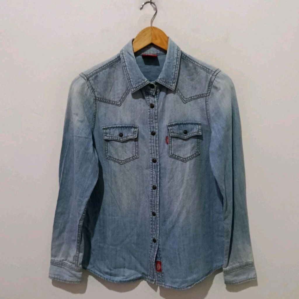 Dickies Western Shirt Denim Woman