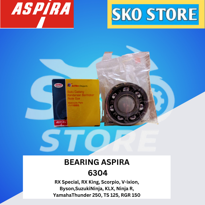 Bearing 6304 Aspira 11-6304/Laher 6304 Original Murah