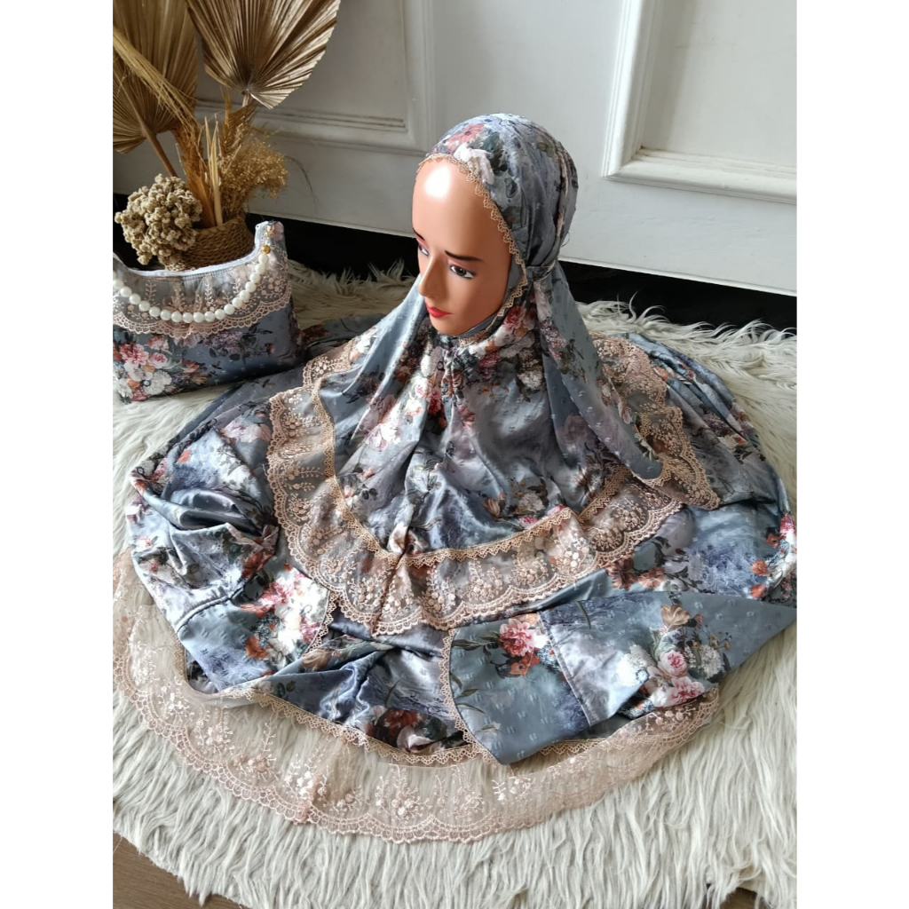 Mukena ARMANI SILK URAGIRI RENDA JUMBO