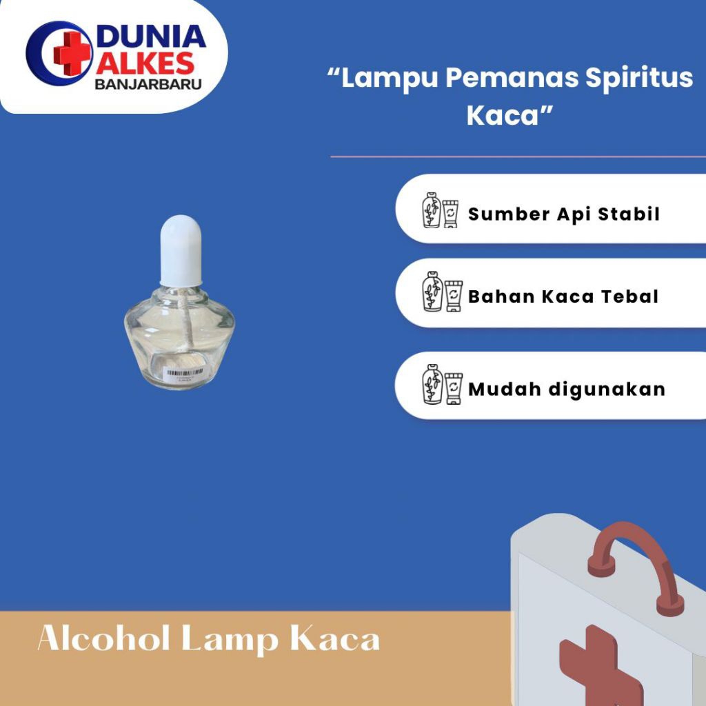 Bunsen Lampu Spiritus Kaca