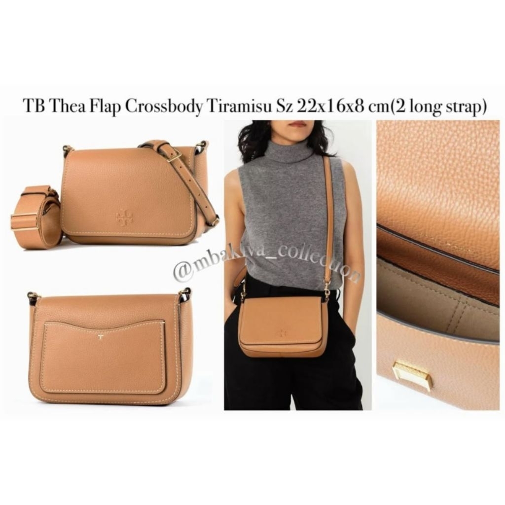 TB Thea Flap Crossbody Tiramisu