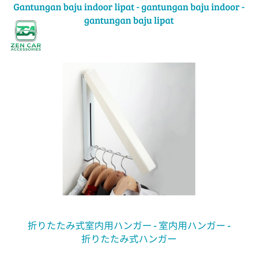 Gantungan baju indoor lipat - gantungan baju indoor - gantungan baju lipat