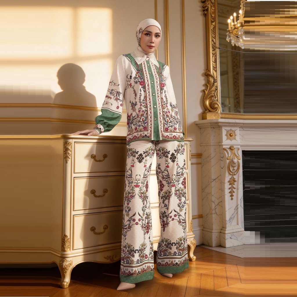 Mandjha Ramona Set Raya Collection 2026 Ivan Gunawan Fashion Pakaian Baju Wanita Gamis Original