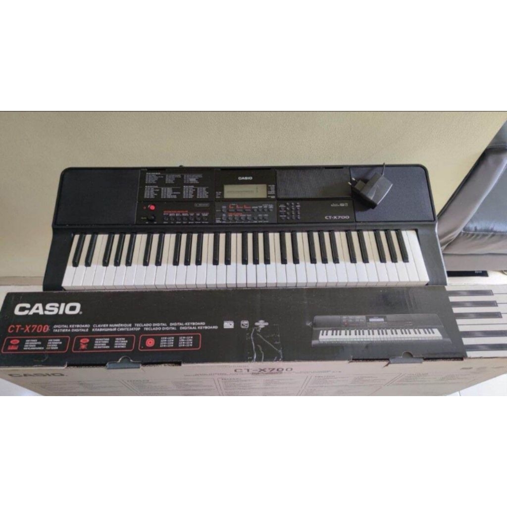 Keyboard Piano Casio CTK-700 Mulus Normal Like New (Second/Seken)