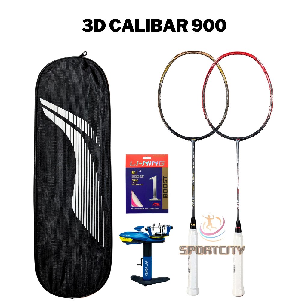 Raket Badminton LINING 3D CALIBAR 900 Original