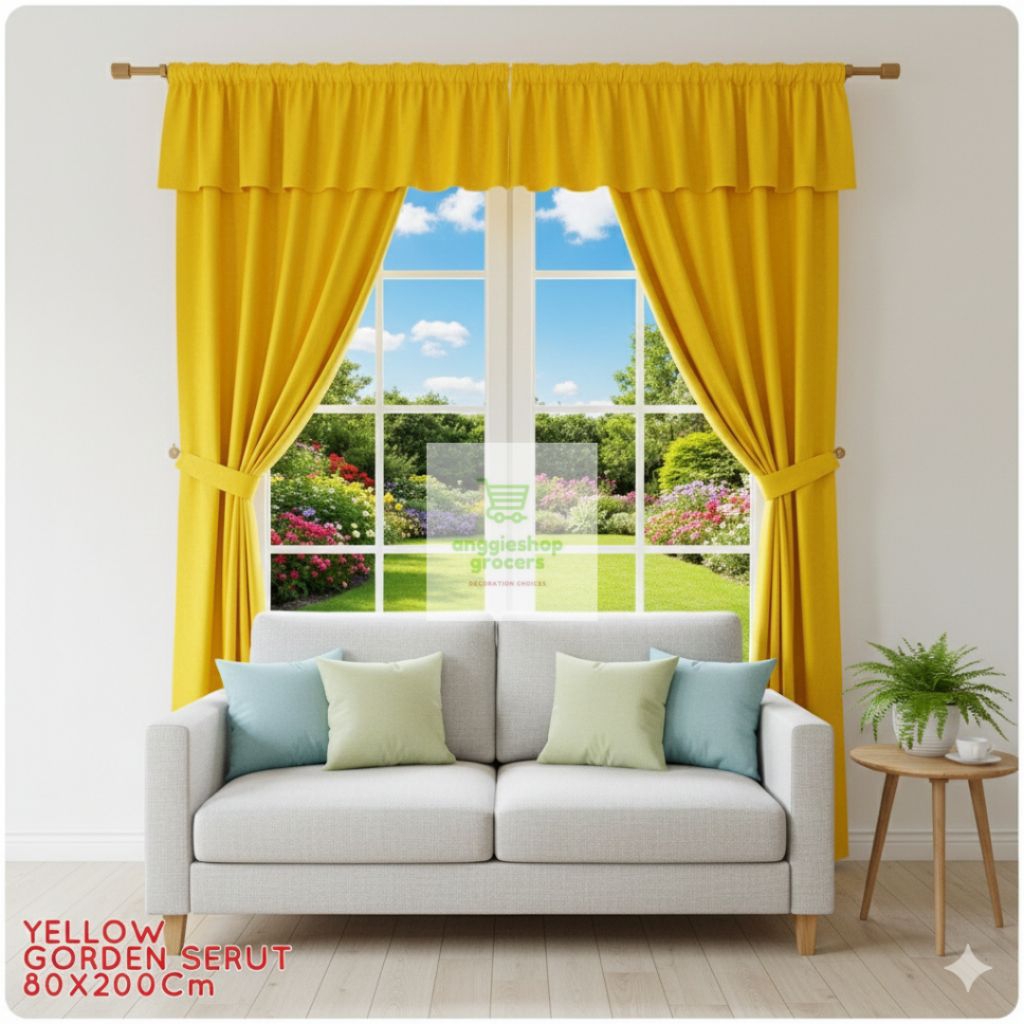 Gorden Pintu Dan Jendela Serut Poni Gorden Jendela Rumbai Poni