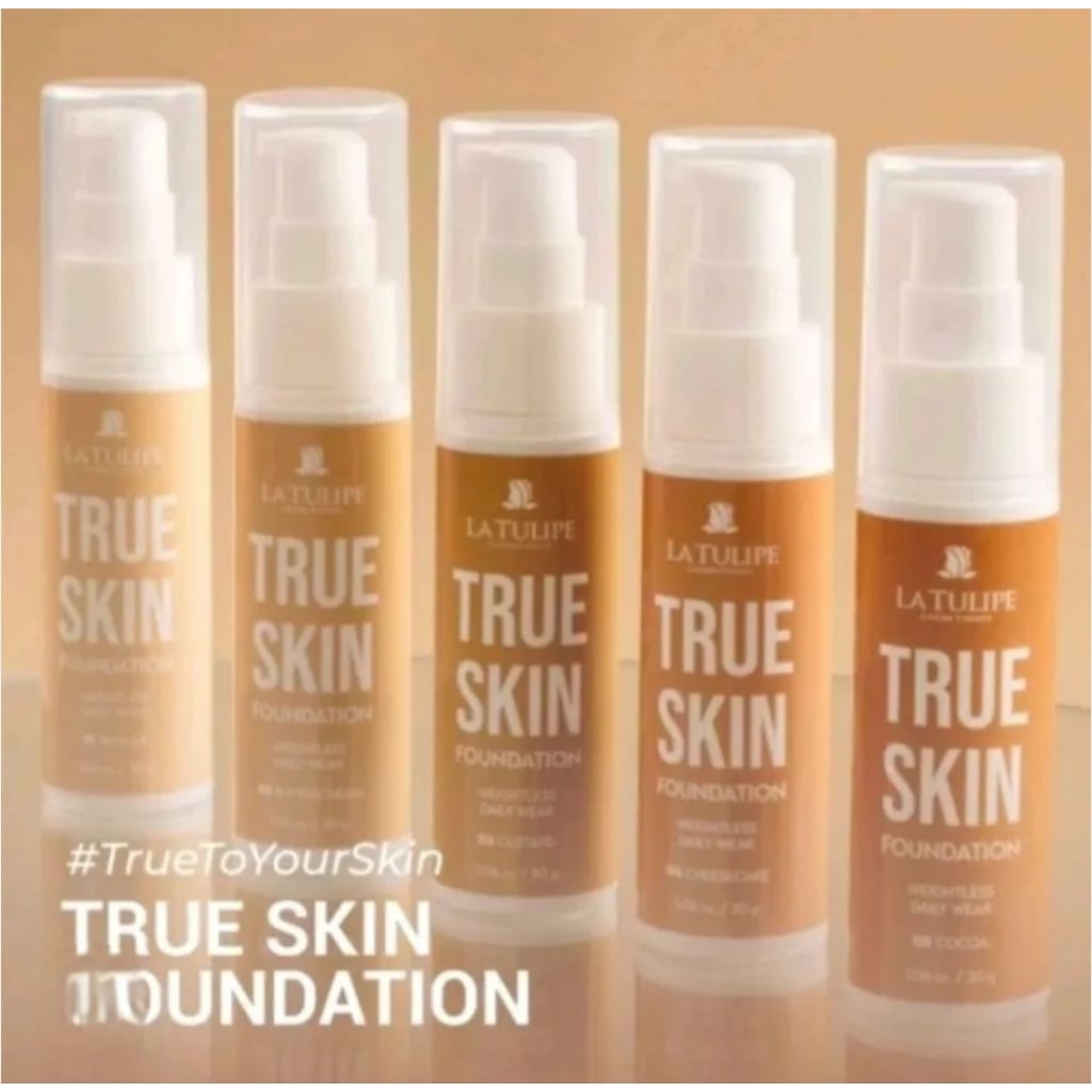 La tulipe true skin foundation weightless daily wear