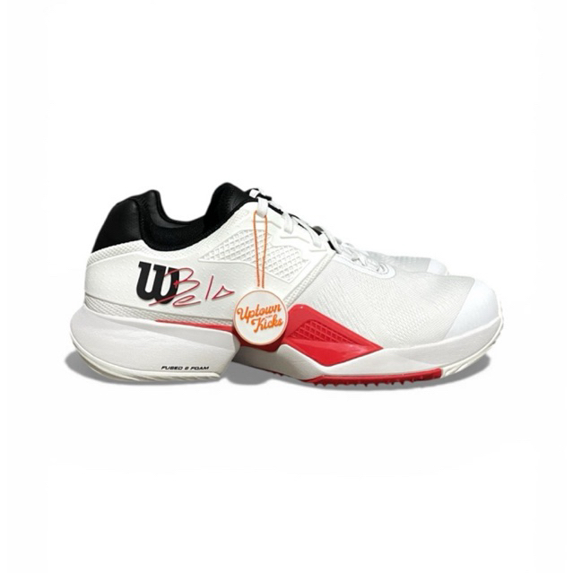 Wilson Bela Tour Men Padel Shoes White Red Sepatu Tenis Tennis Padel Pria (100% original)