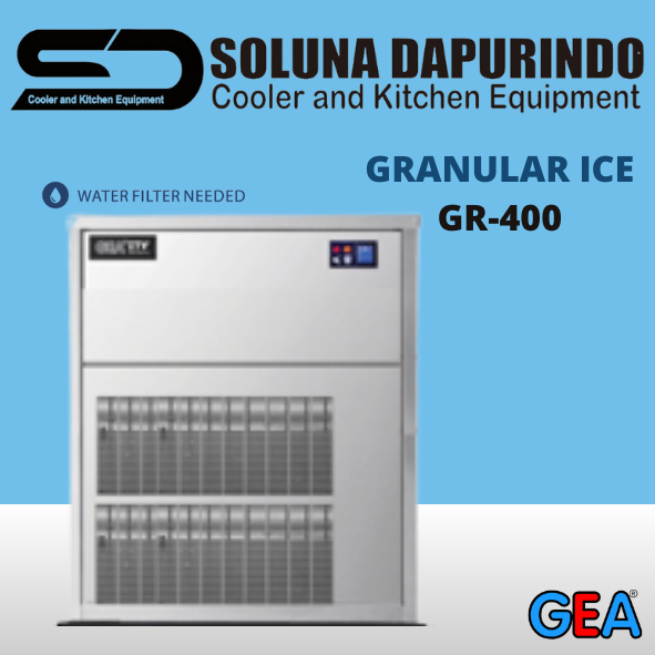 GEA GR-400 Granular Ice Maker Mesin Pembuat Es 308 kg/hari
