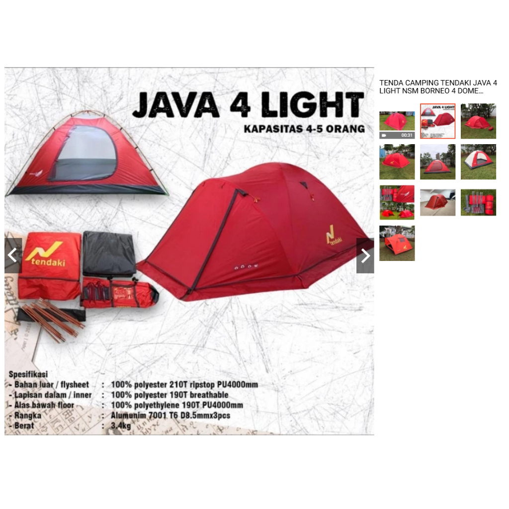 Tendaki JAVA 4 LIGHT