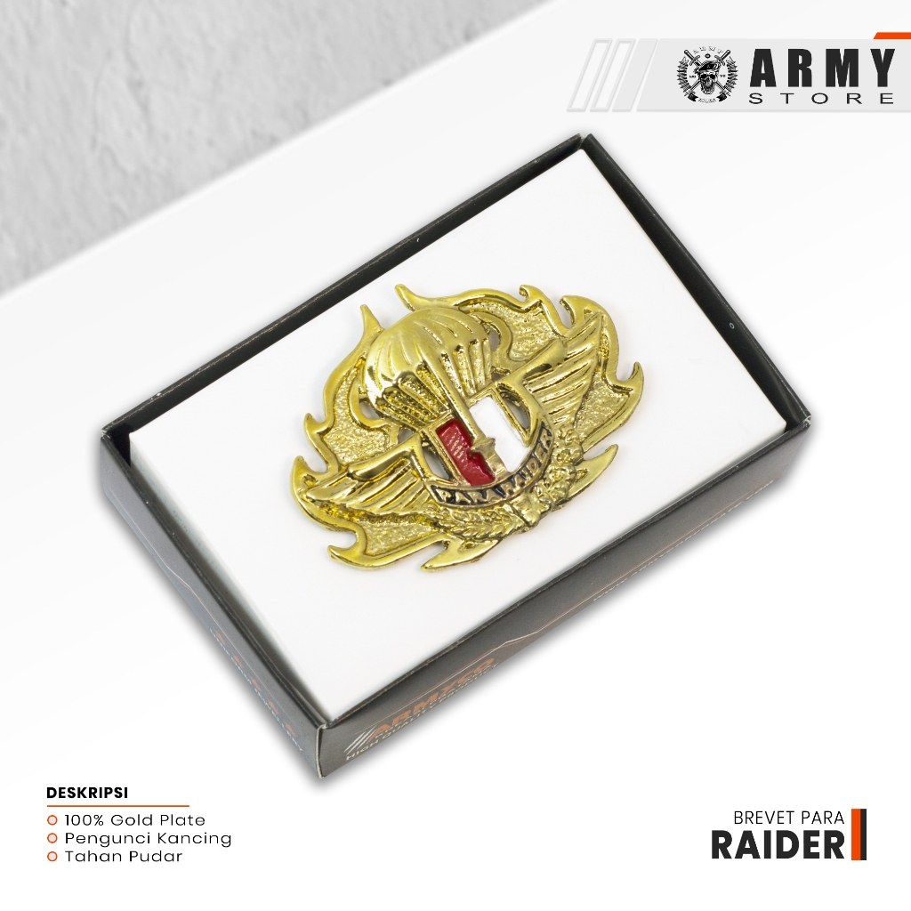 brevet wing emblem para raider