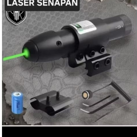 LASER SPIKE HIJAU & MERAH LASER SENAPAN