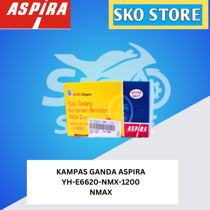 Kampas Ganda YH-E6620-NMX-1200 Aspira Original NMAX Murah