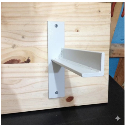 RAK DINDING SIKU BESI / Plat Besi Siku Tebal bisa custom