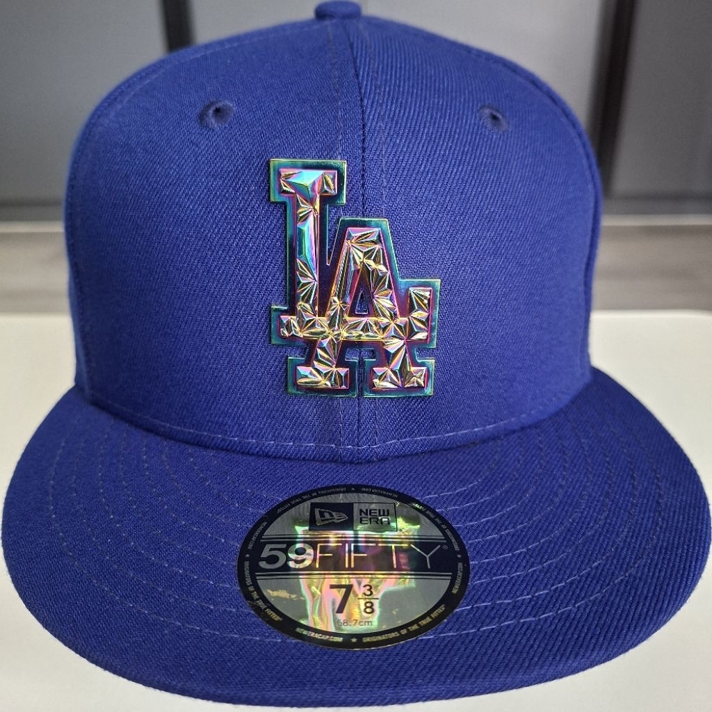 LA Dodgers Metal Logo x New Era 59FIFTY 7 3/8 BNWT