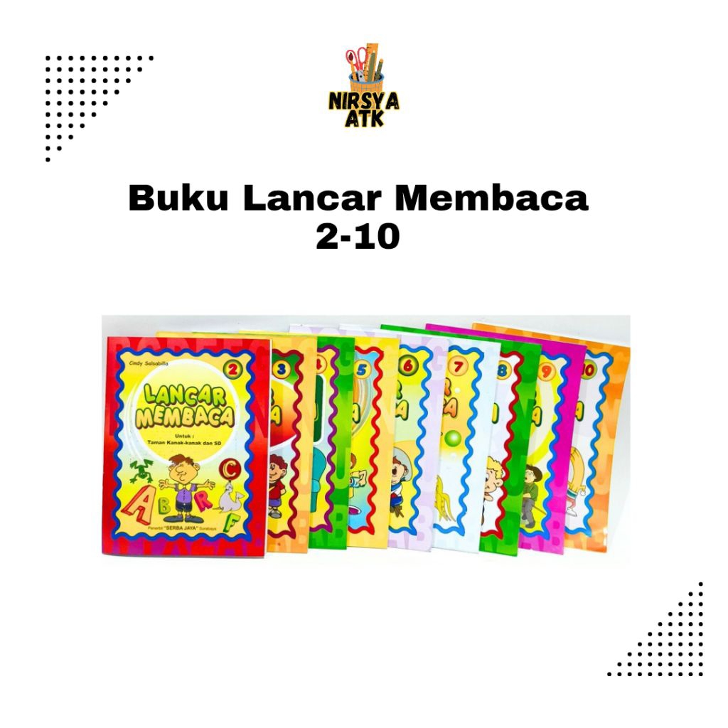 Buku Belajar Membaca Anak PAUD - TK | Lancar Membaca 2-10