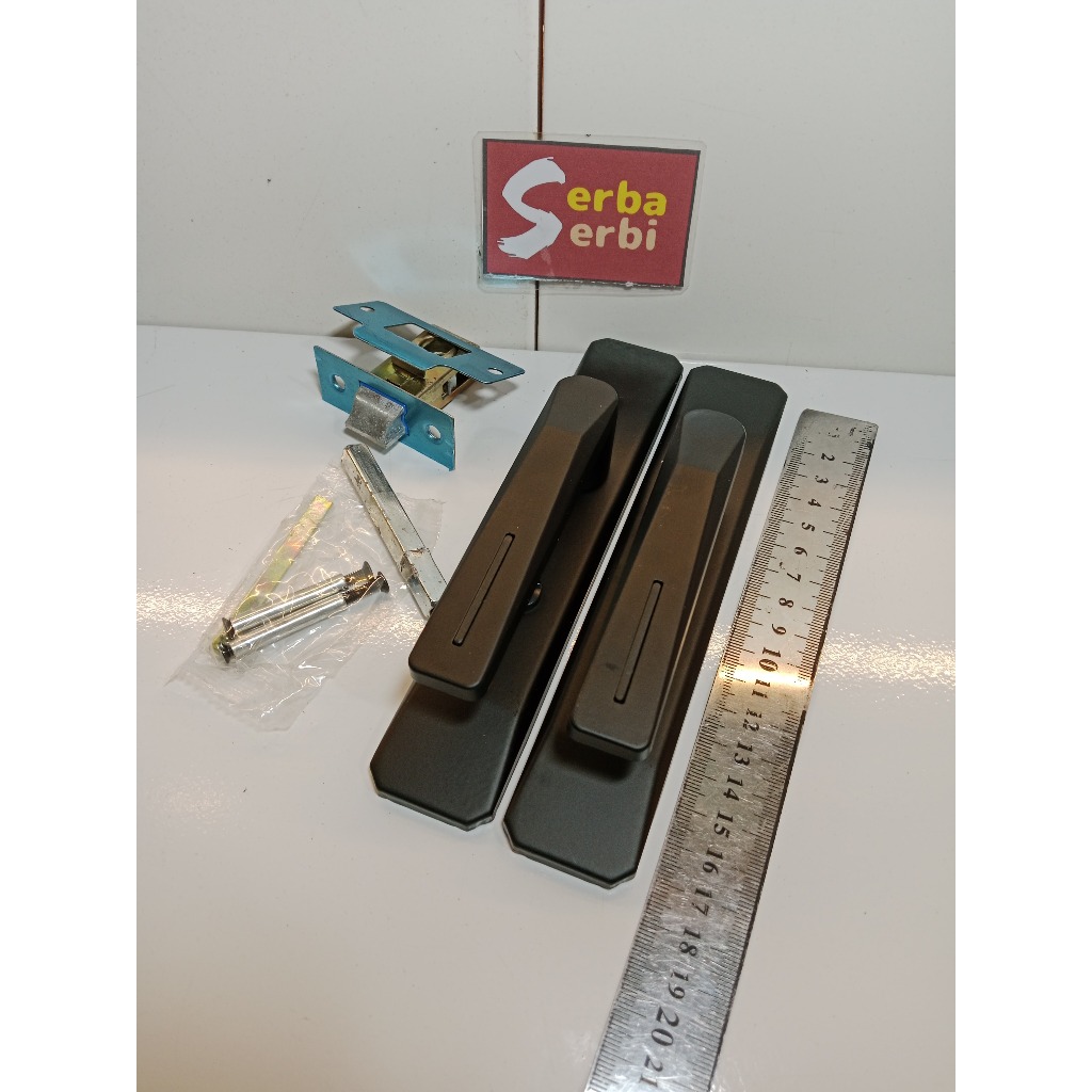 -TANPA BODI KUNCI ALMA-Kunci pintu aluminium handle+anak kunci