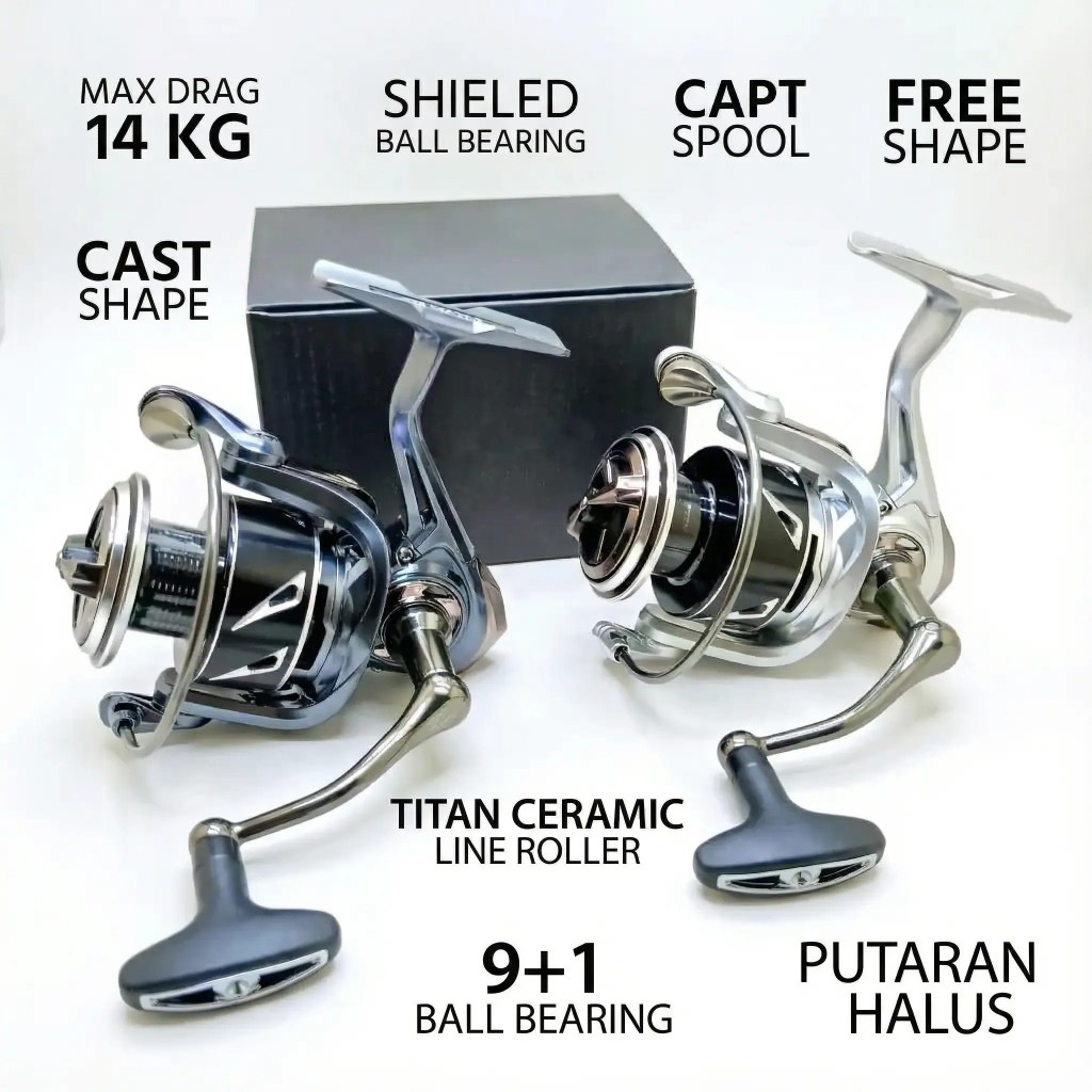 REEL PANCING reel captain lyfe gold label reel spinning captain reel power handel