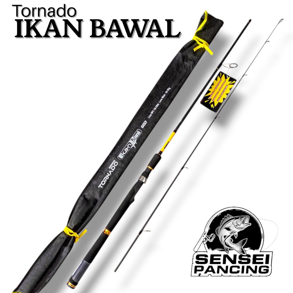 JORAN CARBON TORNADO IKAN BAWAL SPINNING 180CM