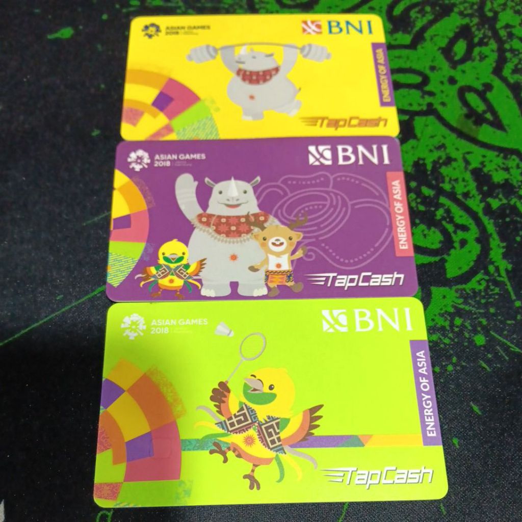 Kartu Tapcash edisi Asian Games saldo 0
