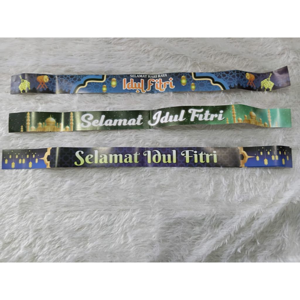Selempang Parsel Idul Fitri Paper Belt Hampers Idul Fitri