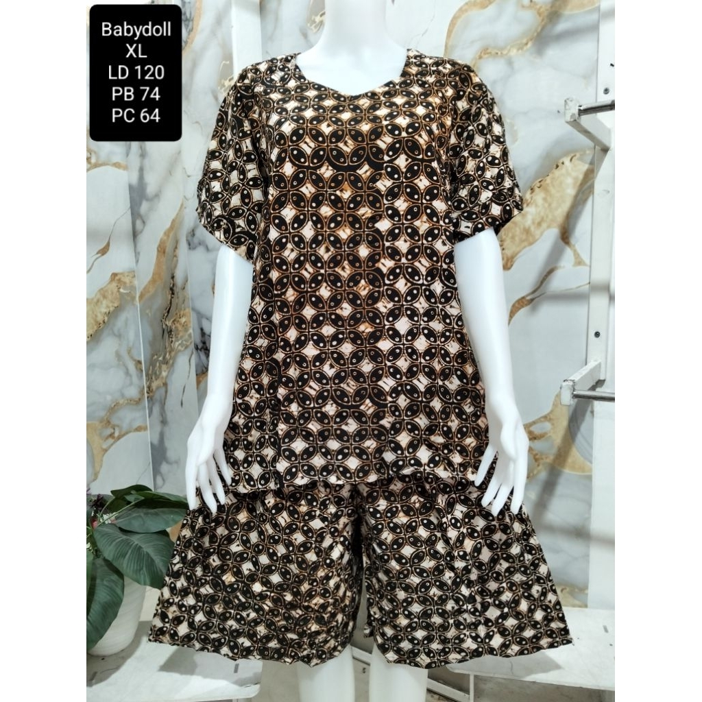 Babydool Kinanthi / Oneset Kinanthi / Setelan Kinanthi / Kinanthi Batik Nusantara / Kinanthi / Batik