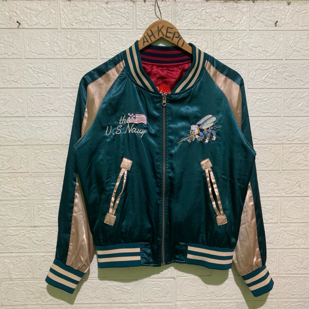 Jacket Sukajan Japan Revesible Murah