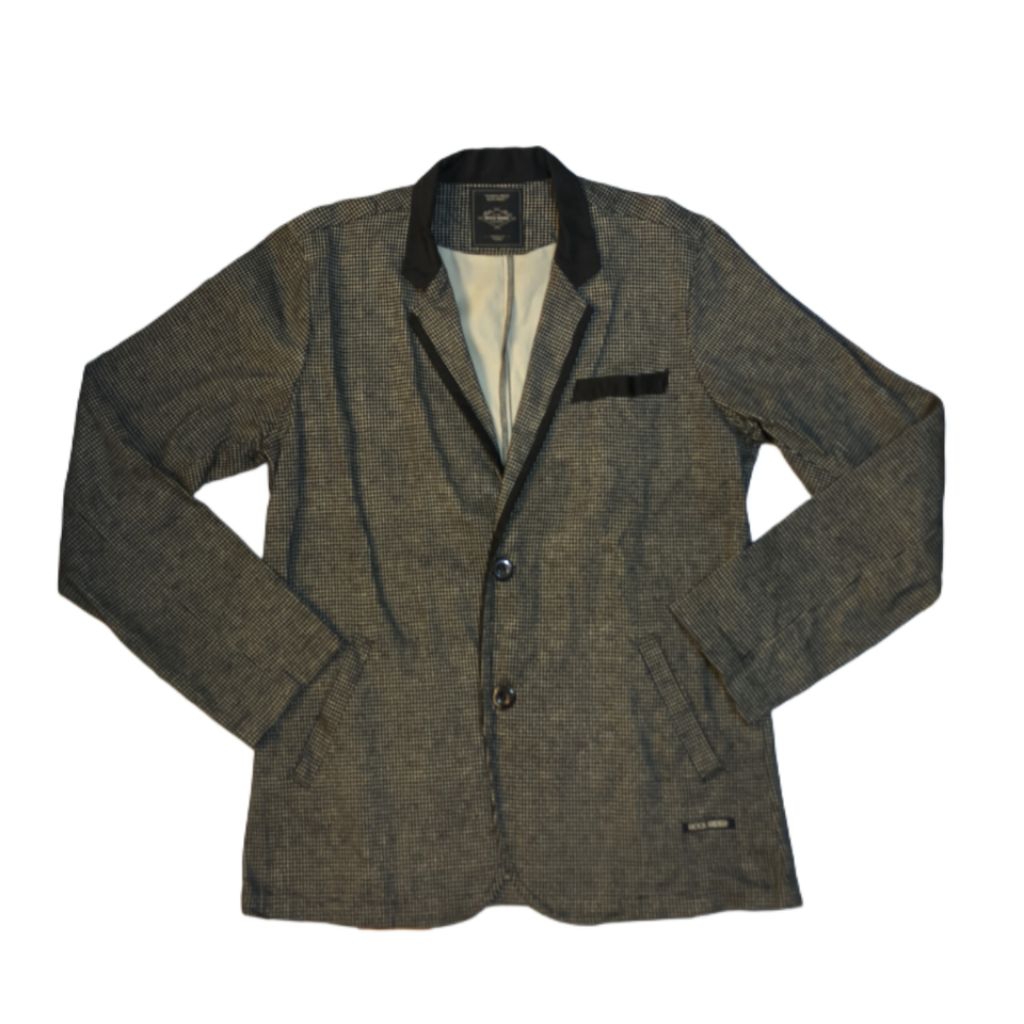 Blazer Pria Motif Kotak Slim Fit Casual Formal | Jaket Blazer Cowok Stylish