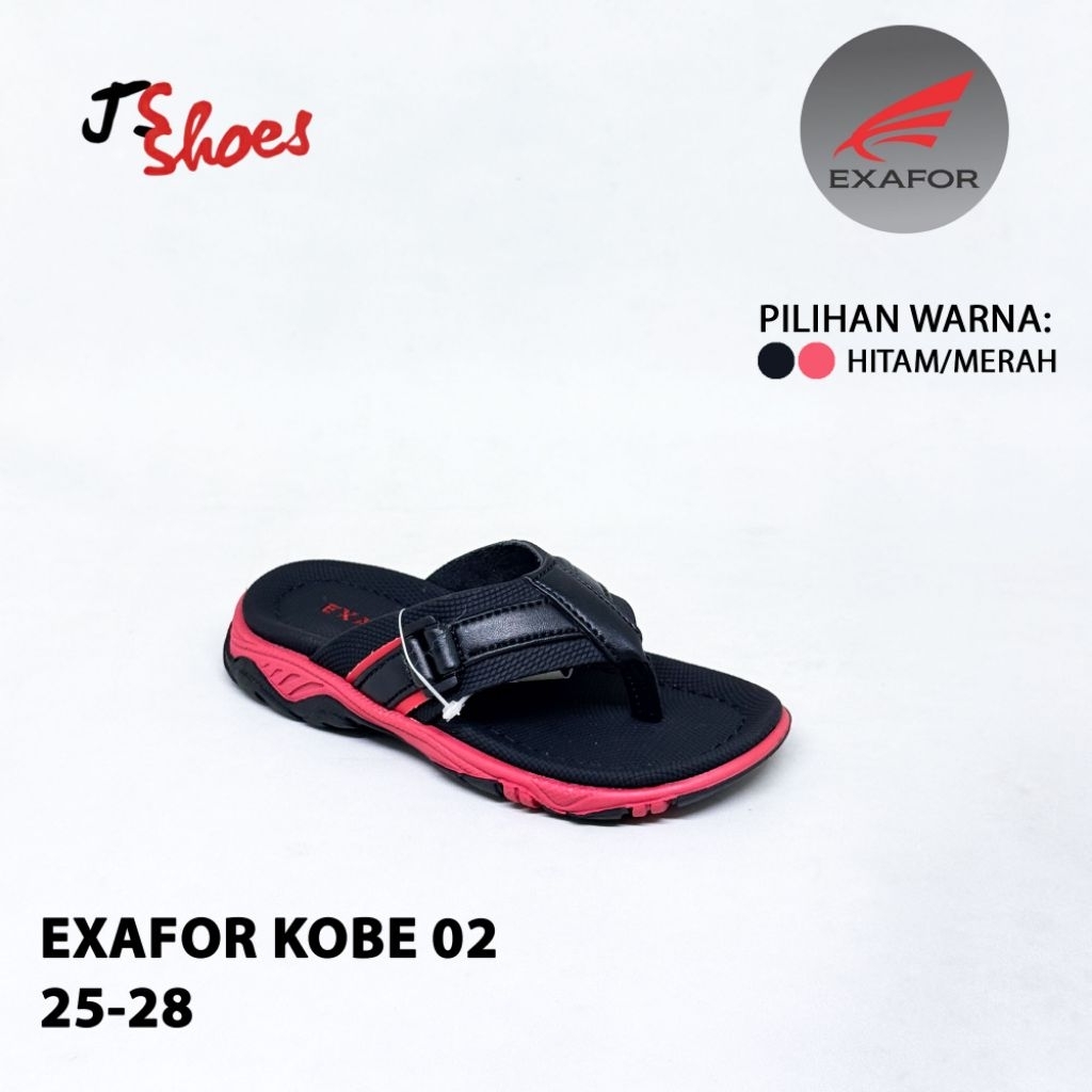 EXAFOR KOBE 02 - SANDAL JEPIT CASUAL ANAK COWOK MERK EXAFOR ORIGINAL