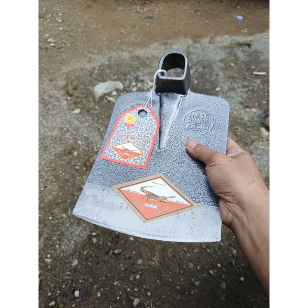Cangkul baja asli Anti Lengket