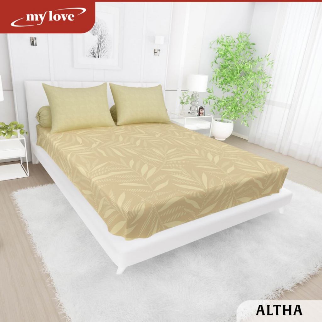 MYLOVE Sprei My love Super King Fitted ukuran 200x200 sprei aesthetic Super king My Love
