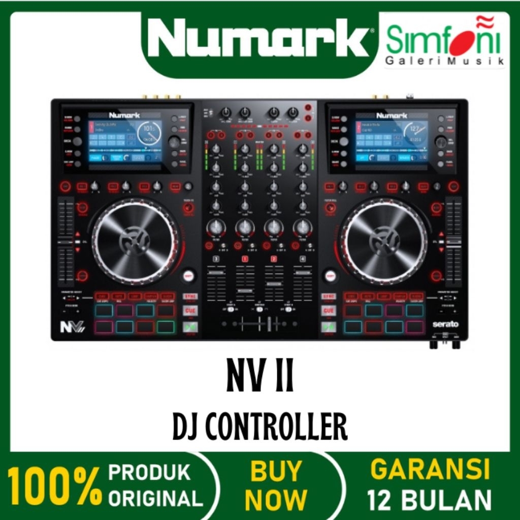 NUMARK NV II/NVII DJ Controller Dual Display for SERATO DJ