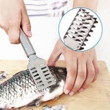 Pembersih Sisik Ikan / Alat Pembersih Ikan Stainless Steel Alat Pembersih Sisik Ikan / Pisau Pembers
