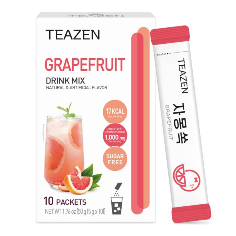 TEAZEN Grapefruit Tea Powder 5 Gr per Sachet Hand Carry Korea