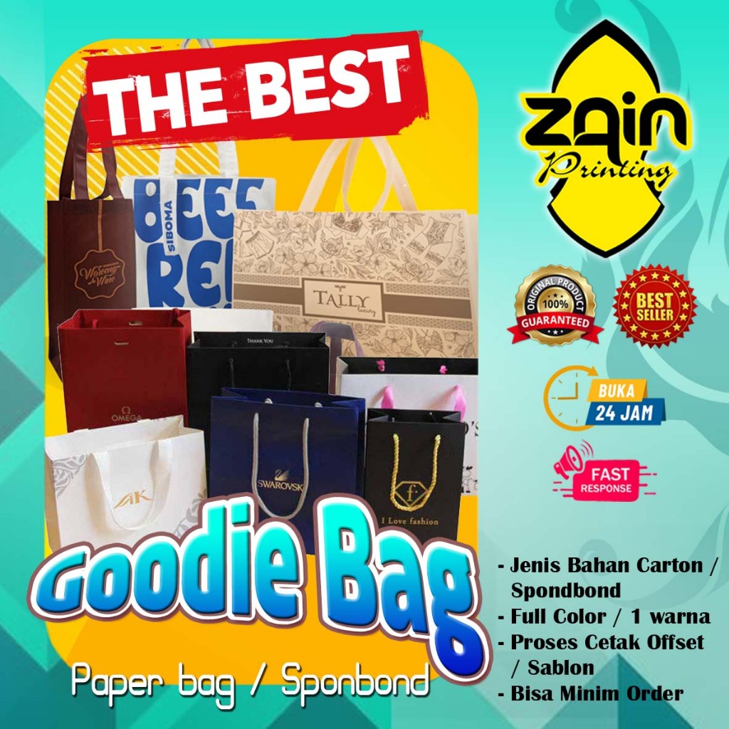 Goody Bag, Paper Bag, Spond Bond/kertas