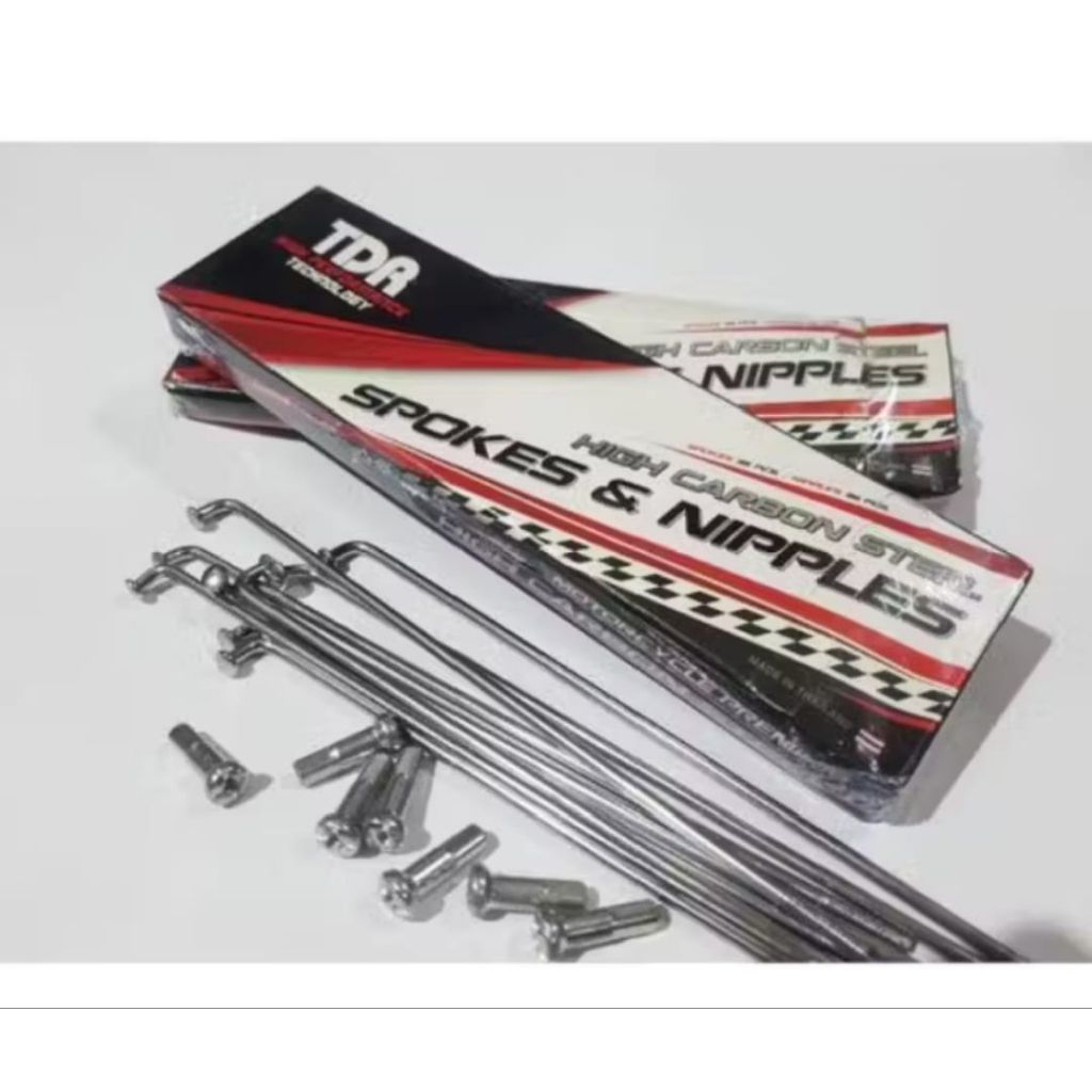 Jari Jari TDR Chrome Set Depan Belakang Supra Grand Prima Kharisma Ring 17 - Ruji TDR High Carbon St