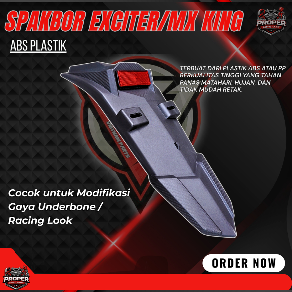 Spakbor Sengkuni Spakbor belakang mx king Spabor exciter Mx king 150 Supra GTR 150 SPAKBOR KOKOH