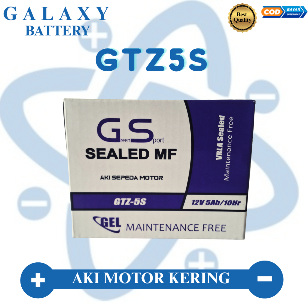 Aki Motor New Megapro 2010 / Kirana GTZ5S Accu Kering