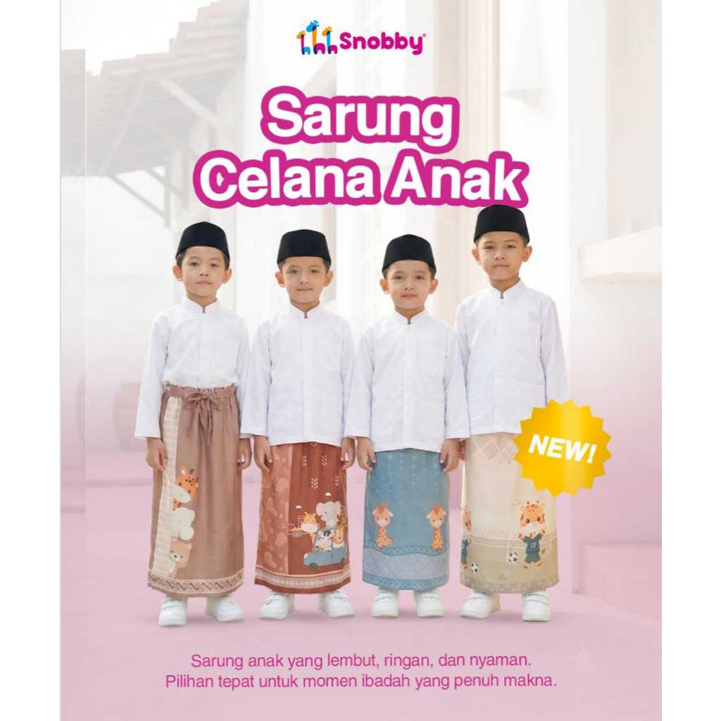 Snobby Sarung Celana Anak / Sarung Anak / Sarung Celana
