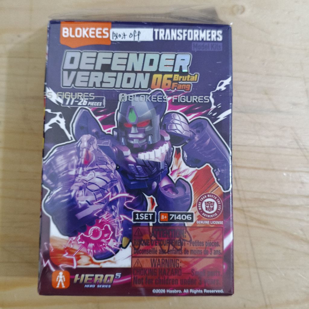 Blokees Transformers DV06 Brutal Fang (Blast Off)