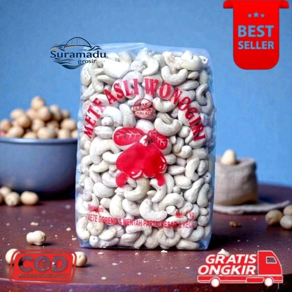 [SG] kacang mete mentah fresh 1kg Kacang Mete Mentah Ikg Asli Wonogiri kacang mede mentah super mete