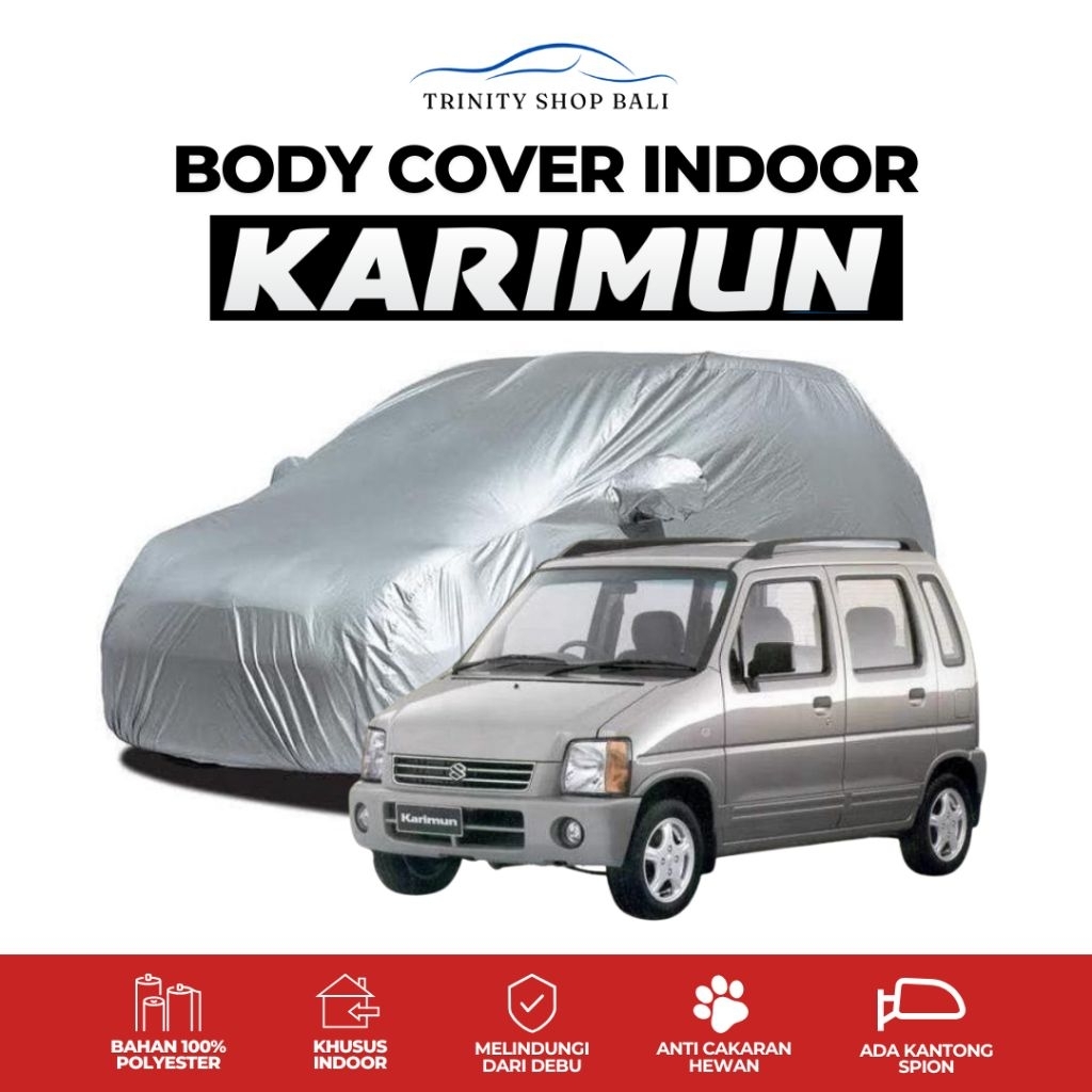 BODY COVER MOBIL OLD KARIMUN SARUNG MOBIL POLYESTER SUZUKI OLD KARIMUN | TRIJAYA MOTORSHOP