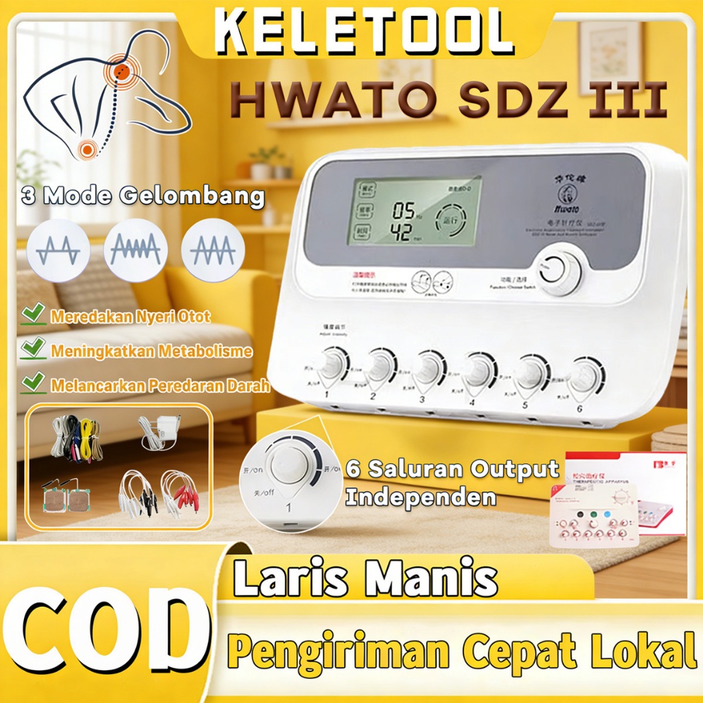 Alat Terapi Listrik Stimulator Electronic Acupunture Treatment Instrument Terapi Alat Tens Fisiotera