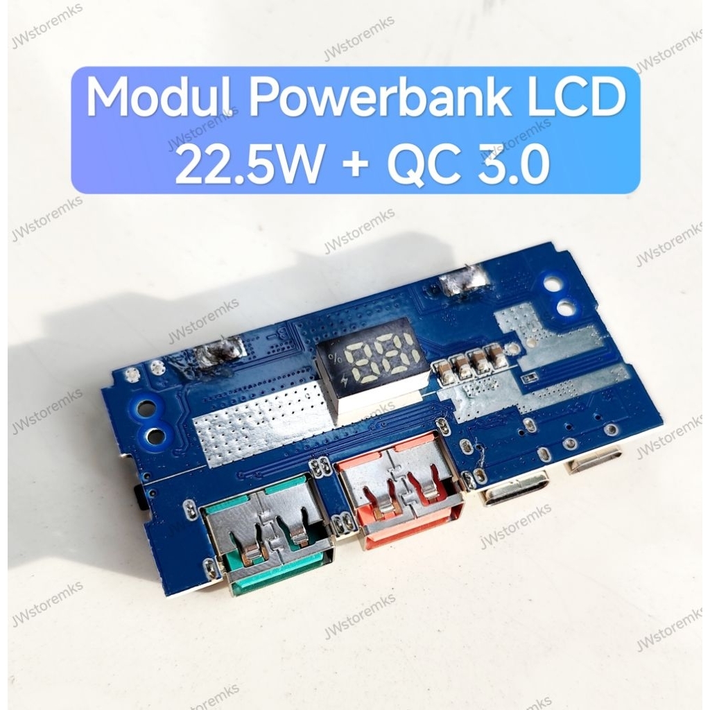 Modul powerbank LCD fast charger QC3.0 22.5W