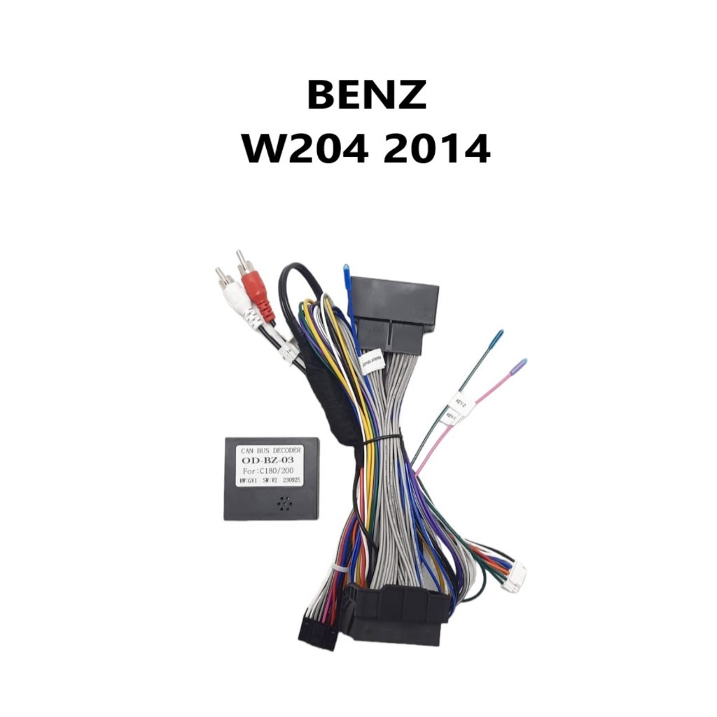 KABEL SOKET PNP ANDROID CANBUS MERCEDES BENZ W204 C CLASS 2014 BZ- A.2