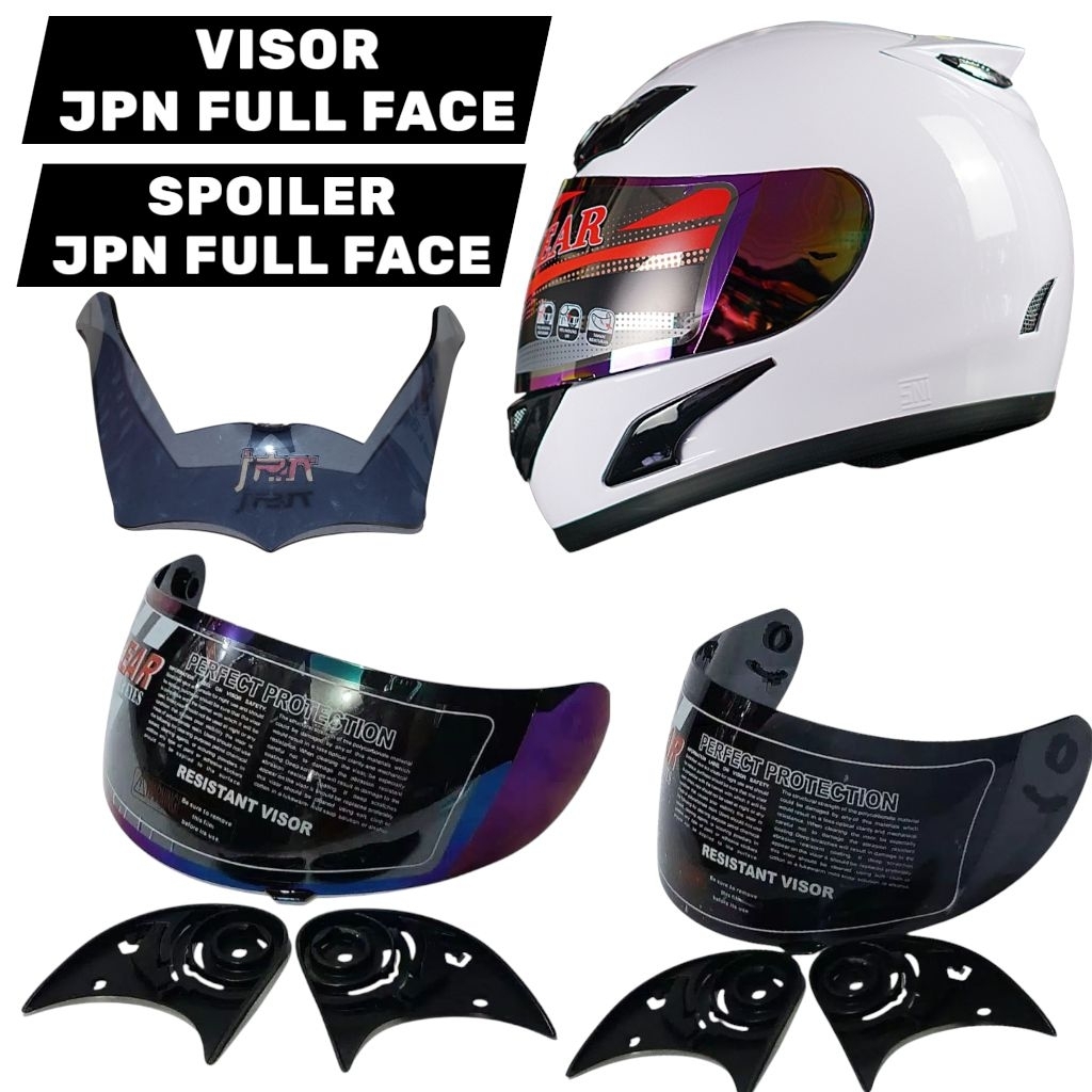 VISOR HELM JPN FULL FACE / SPOILER JPN FULL FACE