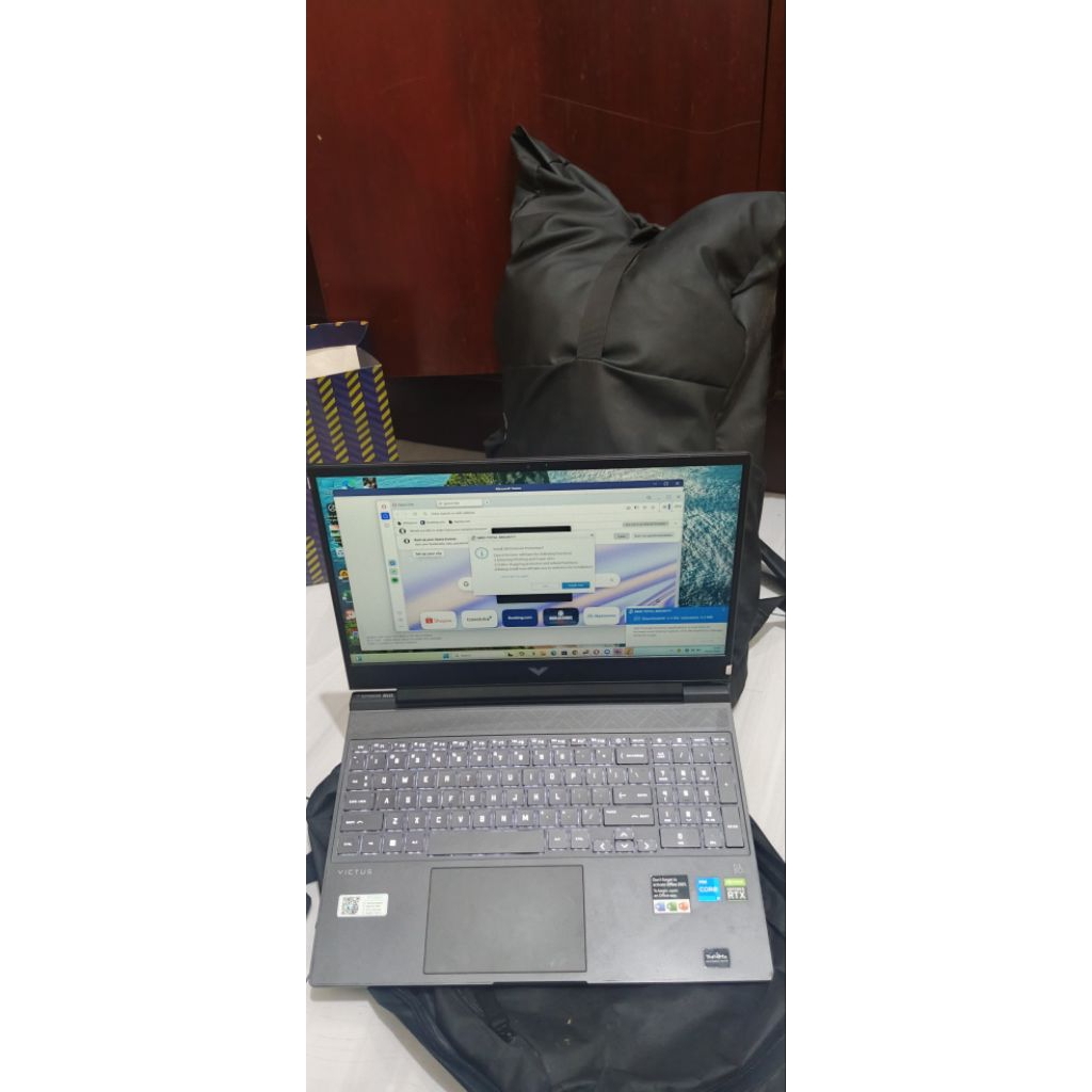 laptop hp victus core i5 gen 12 rtx 3050