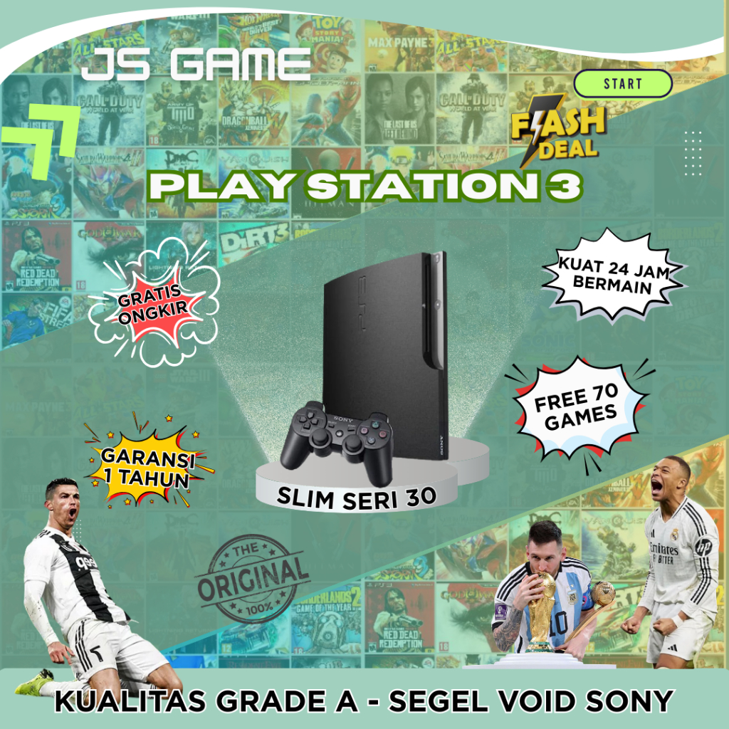 PS3 SLIM CFW SERI 3000 | PLAYSTATION 3 SLIM | Full Games | Garansi  12 Bulan | Kualitas Grade A