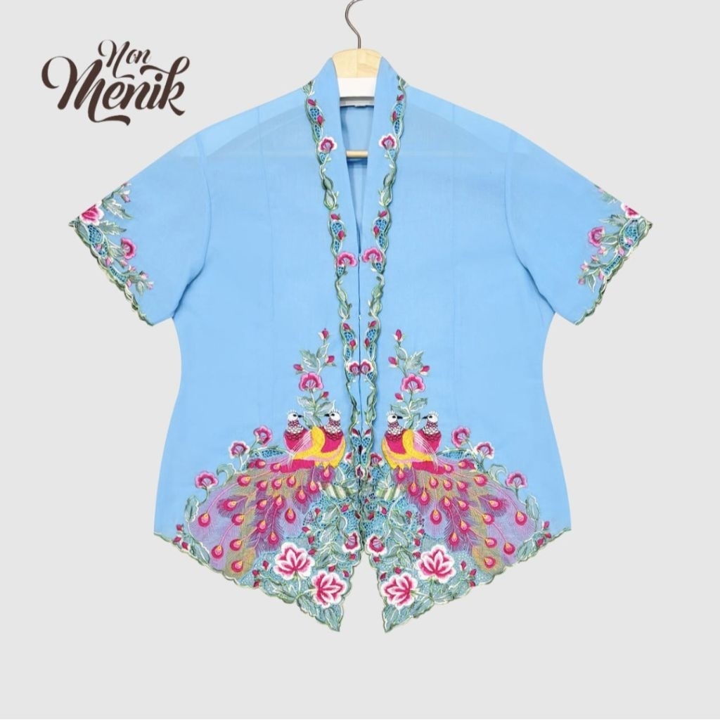 L KEBAYA MERAK WARNA BIRU LANGIT